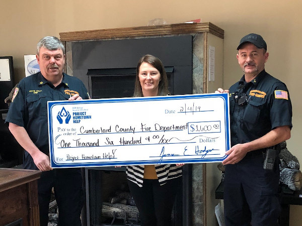 PHH donates to Cumberland County Fire Dept