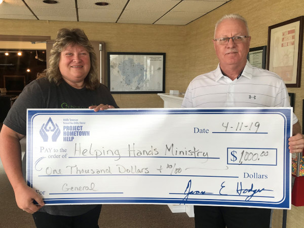 PHH donates to Helping Hands Mnistry