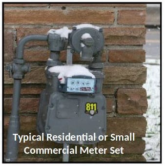 Residential or Small Commercial Meter Set